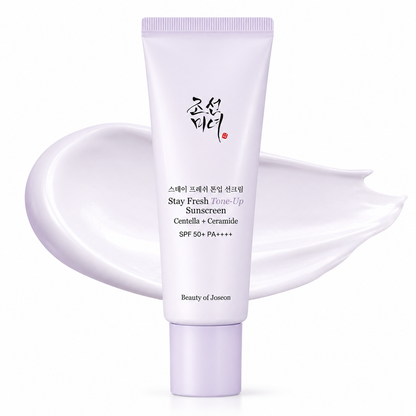 [Cool Tone Glow/Filter Tone Up] Joseon Beauty Stay Fresh Tone Up Sun Cream 50ml (Purple/Green)