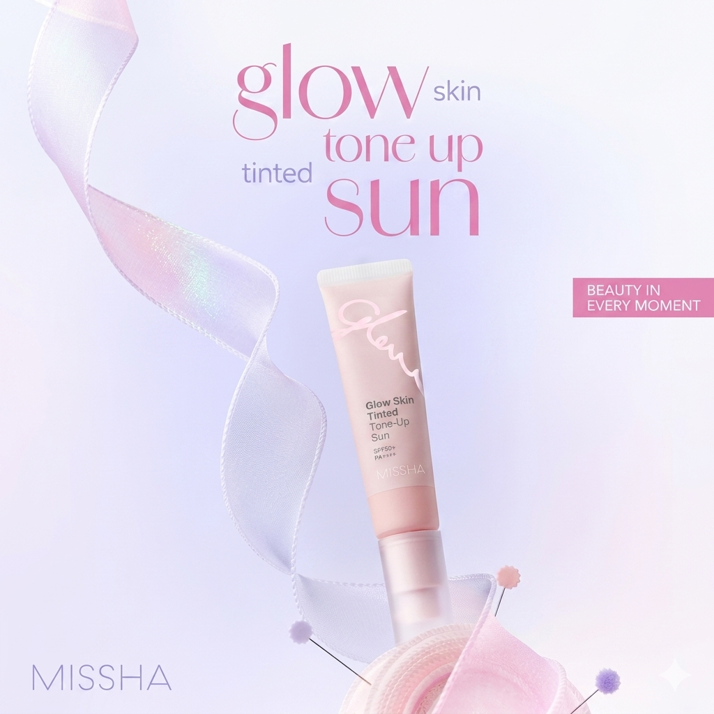 [Hoonion Co-Development] Missha Glow Skin Tinted Tone Up Sun 30ml