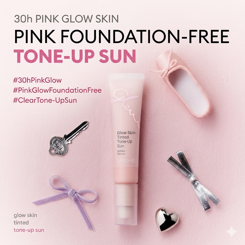[Hoonion Co-Development] Missha Glow Skin Tinted Tone Up Sun 30ml