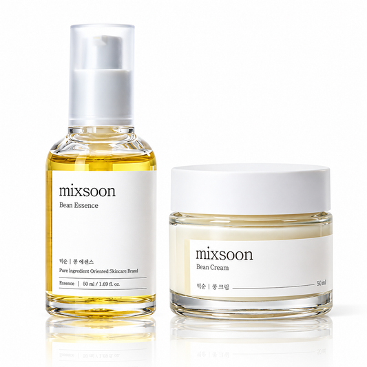 Mixsoon Soybean Elastic Moisturizing Gift Set (50ml soybean cream + 50ml soybean essence)